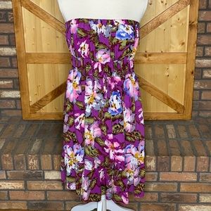 Women's Strapless Boho Dress